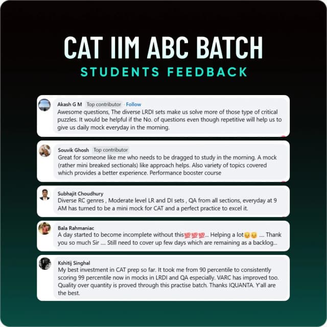 iQuanta Students Feedback