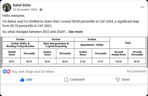 Rahul Sinha feedback