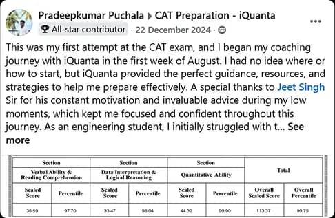 Pradeep Kumar Puchala feedback