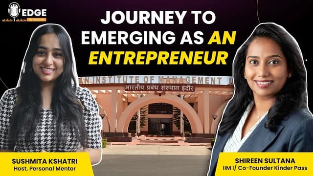 A Co-Founder's Journey From IIM Indore to being an Entrepreneur | Edge by iQuanta Ep - 02