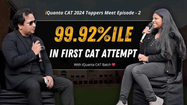 99.92%ile in First CAT Attempt! | How to manage CAT Preparation with College | CAT 2024 Topper