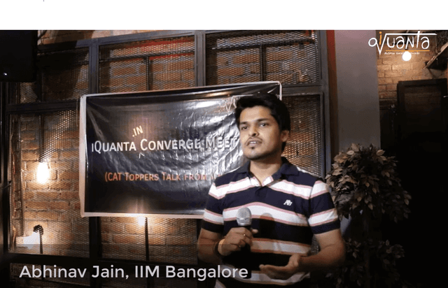 Abhinav jain IIM Bangalore