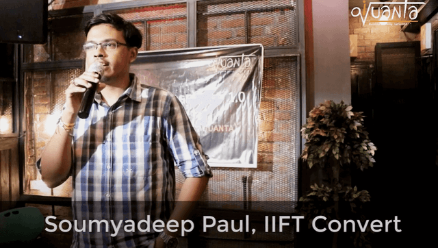 Soumyadeep Paul, IIFT Convert